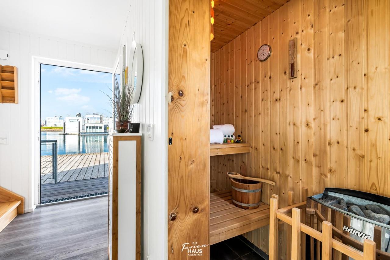 Schwimmendes Haus Aloha Villa Olpenitz Exterior foto